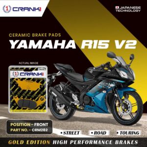 Ceramic Brake Pads For Yamaha R15 V2 - Frontξ- CRM282 - 1 Set