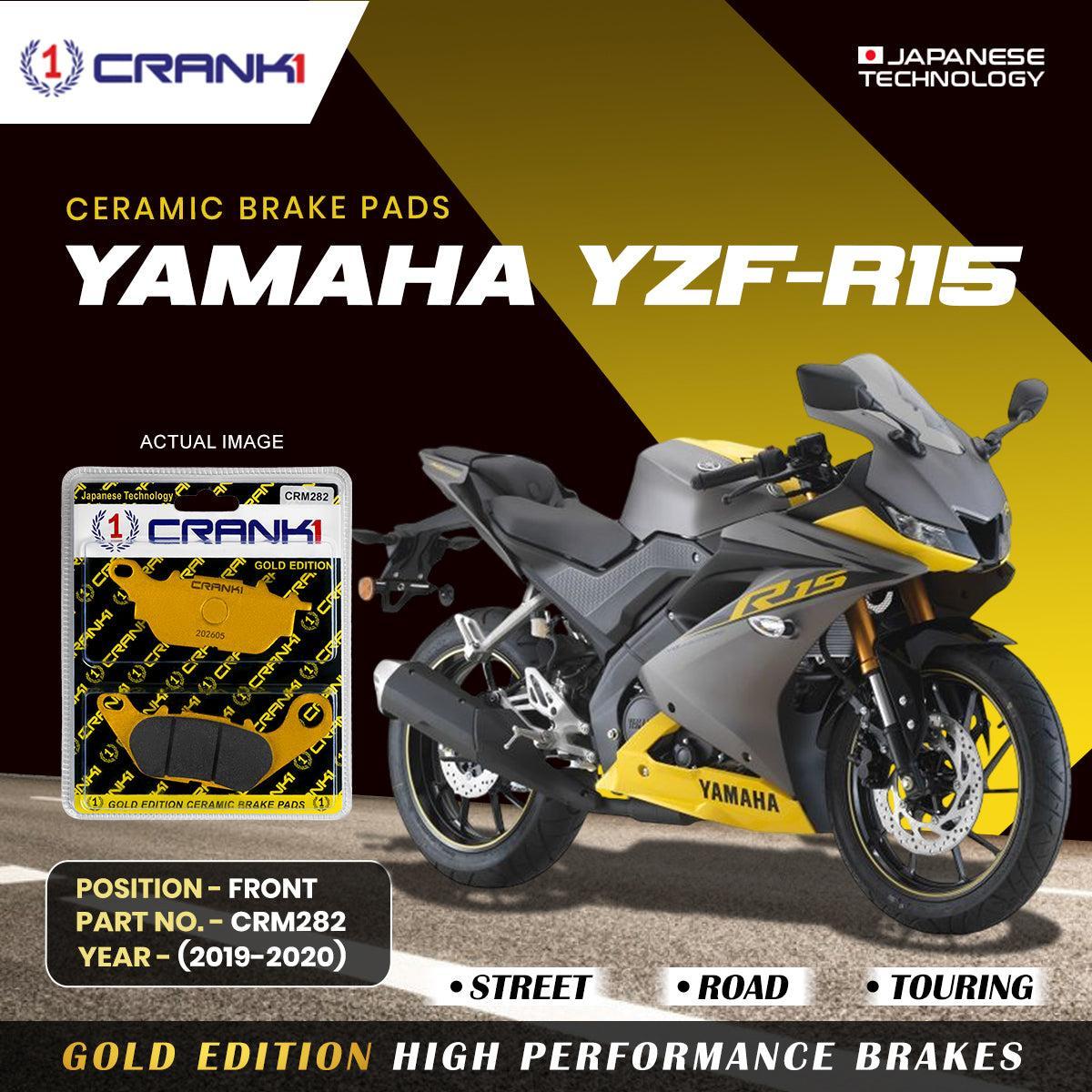 Ceramic Brake Pads For Yamaha YZF-R15 (2019-2020) - Frontξ- CRM282 - 1 Set