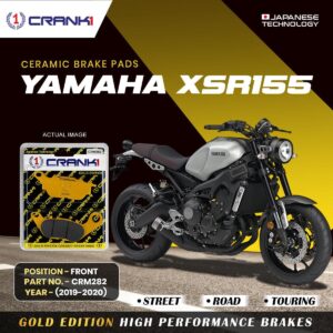 Ceramic Brake Pads For Yamaha XSR155 (2019-2020) - Frontξ- CRM282 - 1 Set