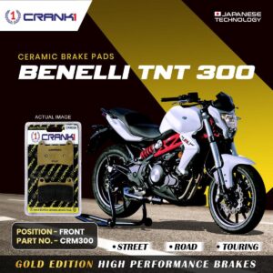 Ceramic Brake Pads For Benelli TNT 300 - Front - CRM300 - 1 Set