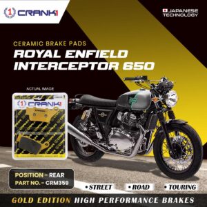 Ceramic Brake Pads For Royal Enfield Interceptor 650 - Rear - CRM359 - 1 Set