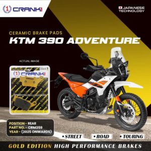 Ceramic Brake Pads For KTM 390 Adventure (2025 Onwards) - Rear - CRM359 - 1 Set