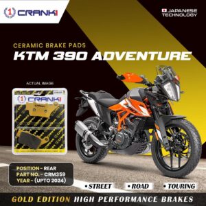 Ceramic Brake Pads For KTM 390 Adventure (Upto 2024) - Rear - CRM359 - 1 Set