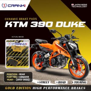 Ceramic Brake Pads For KTM 390 Duke (2012-2023) - Rearξ- CRM359 - 1 Set