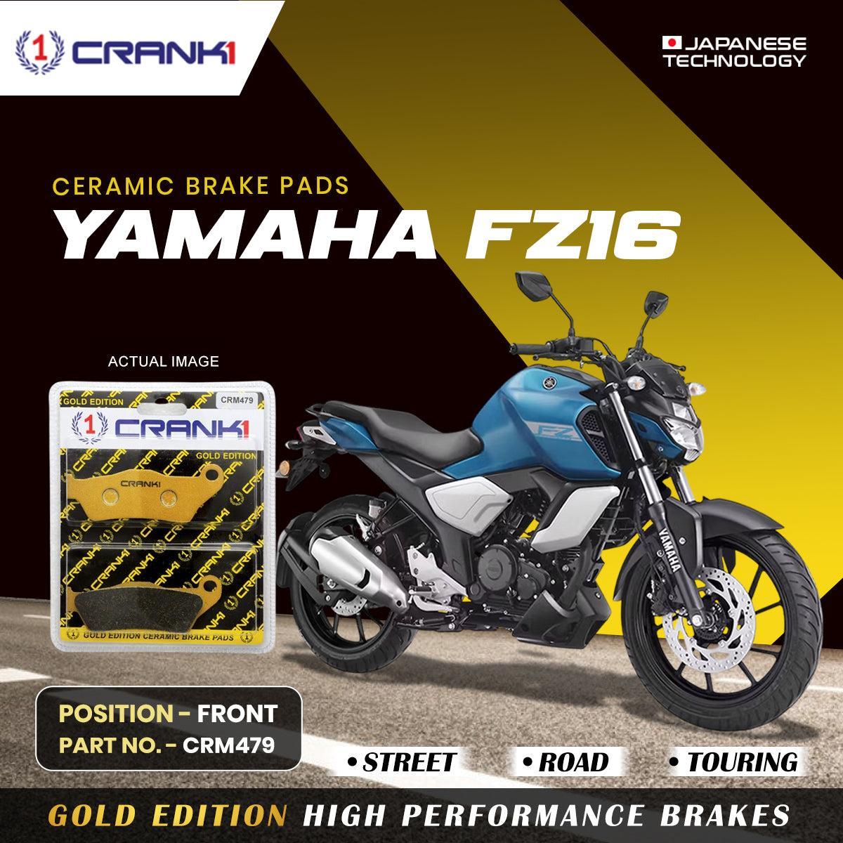 Ceramic Brake Pads For Yamaha FZ16 - Front - CRM479 - 1 Set