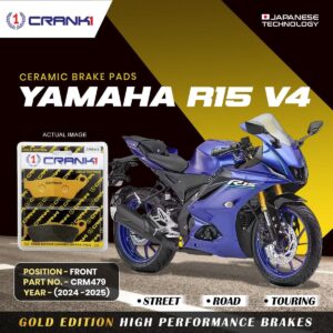 Ceramic Brake Pads For Yamaha R15 V4 (2024-2025) - Front - CRM479 - 1 Set
