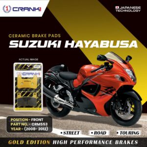 Ceramic Brake Pads For Suzuki Hayabusa (2008-2012) - Front - CRM553 - 2 Sets