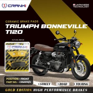 Ceramic Brake Pads For Triumph Bonneville T120 - Front - CRM651/2 - 1 Set