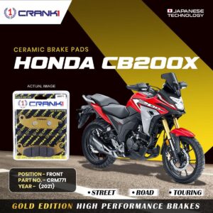 Ceramic Brake Pads For Honda CB200X (2021) - Front - CRM771 - 1 Set