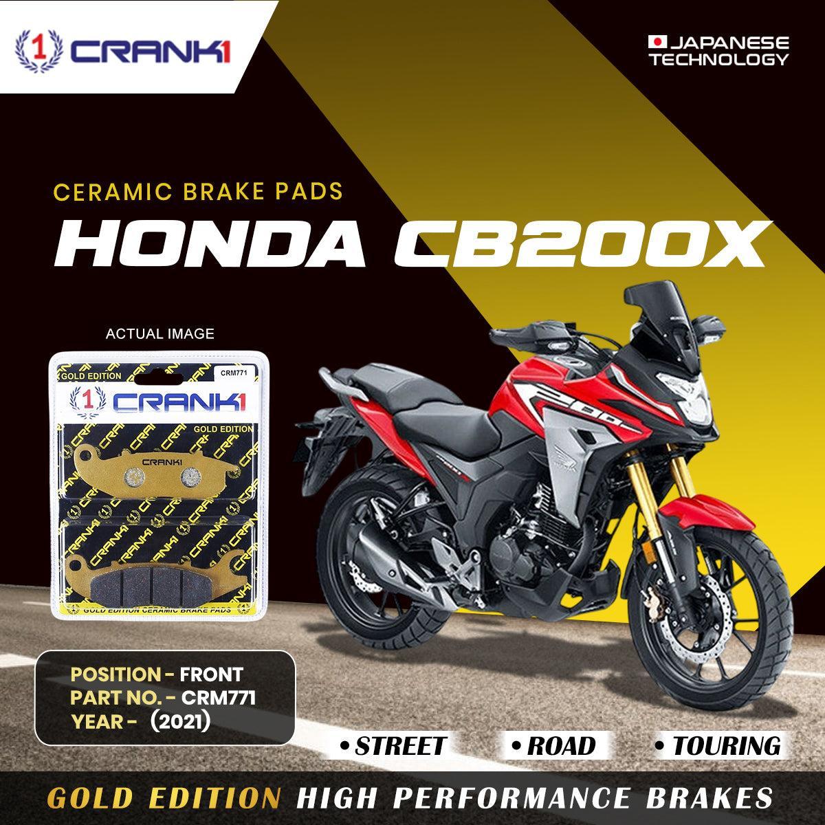 Ceramic Brake Pads For Honda CB200X (2021) - Front - CRM771 - 1 Set