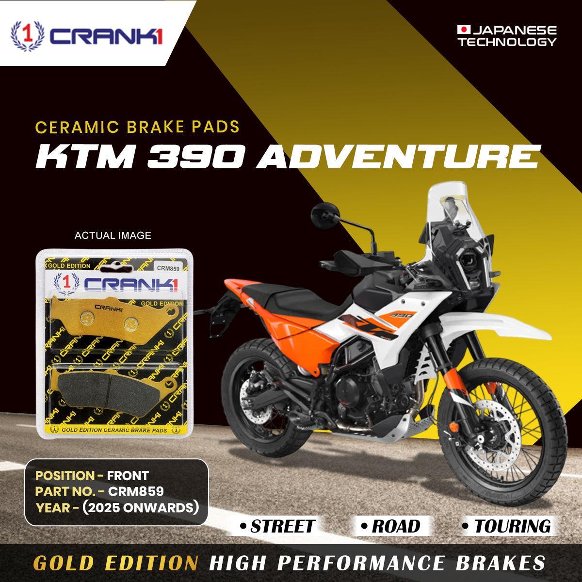 Ceramic Brake Pads For KTM 390 Adventure (2025 Onwards) - Front - CRM859 - 1 Set