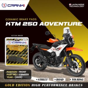 Ceramic Brake Pads For KTM 250 Adventure (2025) - Front - CRM859 - 1 Set