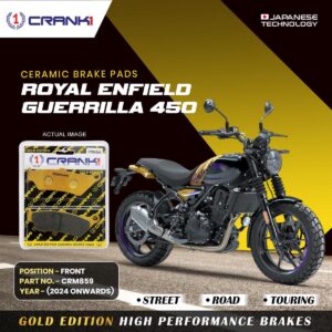 Ceramic Brake Pads For Royal Enfield Guerrilla 450 (2024 Onwards) - Front - CRM859 - 1 Set