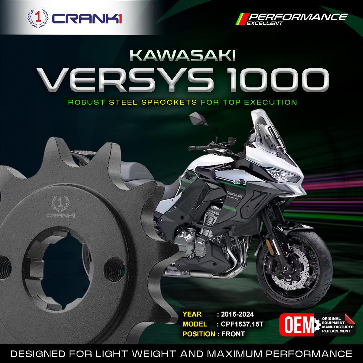 Sprocket For Kawasaki Versys 1000 (2015-2024) - Front - CPF1537.15T