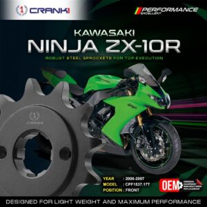 Sprocket For Kawasaki Ninja ZX-10R (2006-2007) - Front - CPF1537.17T