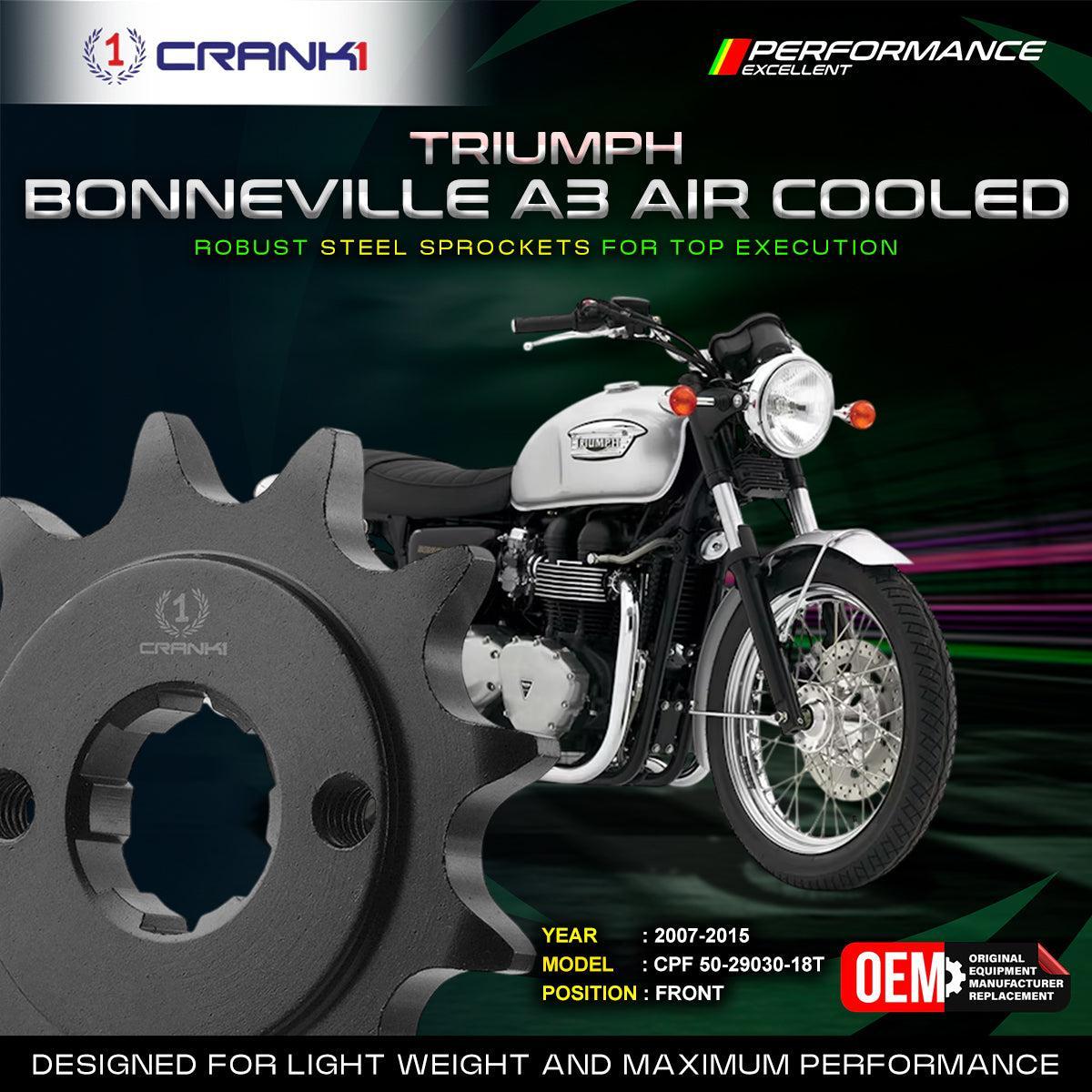 Sprocket For Triumph Bonneville A3 Air Cooled (2007-2015) - Front - CPF50-29030-18T