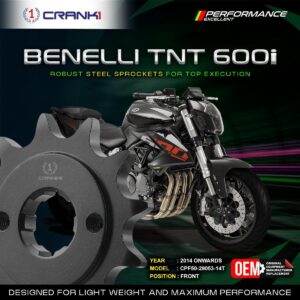 Sprocket For Benelli TNT 600i (2014 Onwards) - Front - CPF50-29053-14T