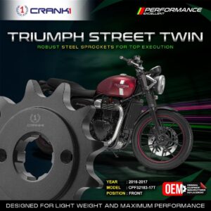 Sprocket For Triumph Street Twin (2016-2017) - Front - CPF32183-17T