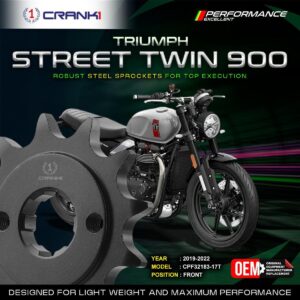 Sprocket For Triumph Street Twin 900 (2019-2022) - Front - CPF32183-17T
