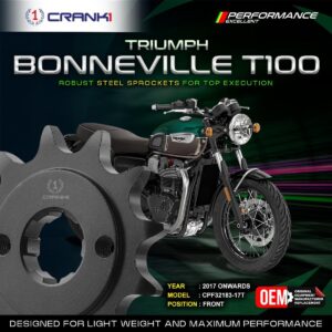 Sprocket For Triumph Bonneville T100 (2017 Onwards) - Front - CPF32183-17T