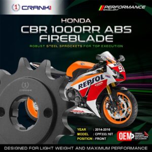 Sprocket For Honda CBR 1000RR Abs Fireblade (2014-2016) - Front - CPF333.16T