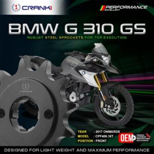 Sprocket For BMW G 310 GS (2017 Onwards) - Front - CPF406.16T