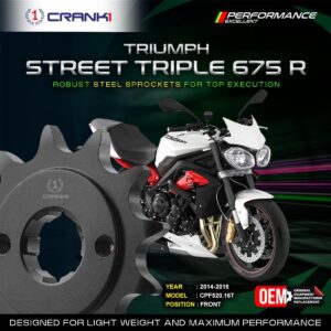 Sprocket For Triumph Street Triple 675 R (2014-2016) - Front - CPF520.16T