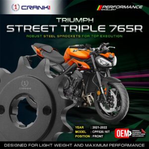 Sprocket For Triumph Street Triple 765R (2021-2022) - Front - CPF520.16T