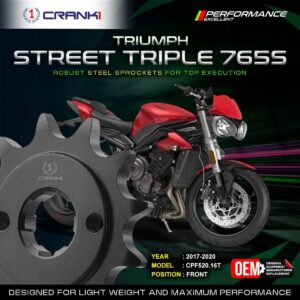 Sprocket For Triumph Street Triple 765S (2017-2020) - Front - CPF520.16T