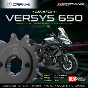Sprocket For Kawasaki Versys 650 (2013 Onwards) - Front - CPF565.15T