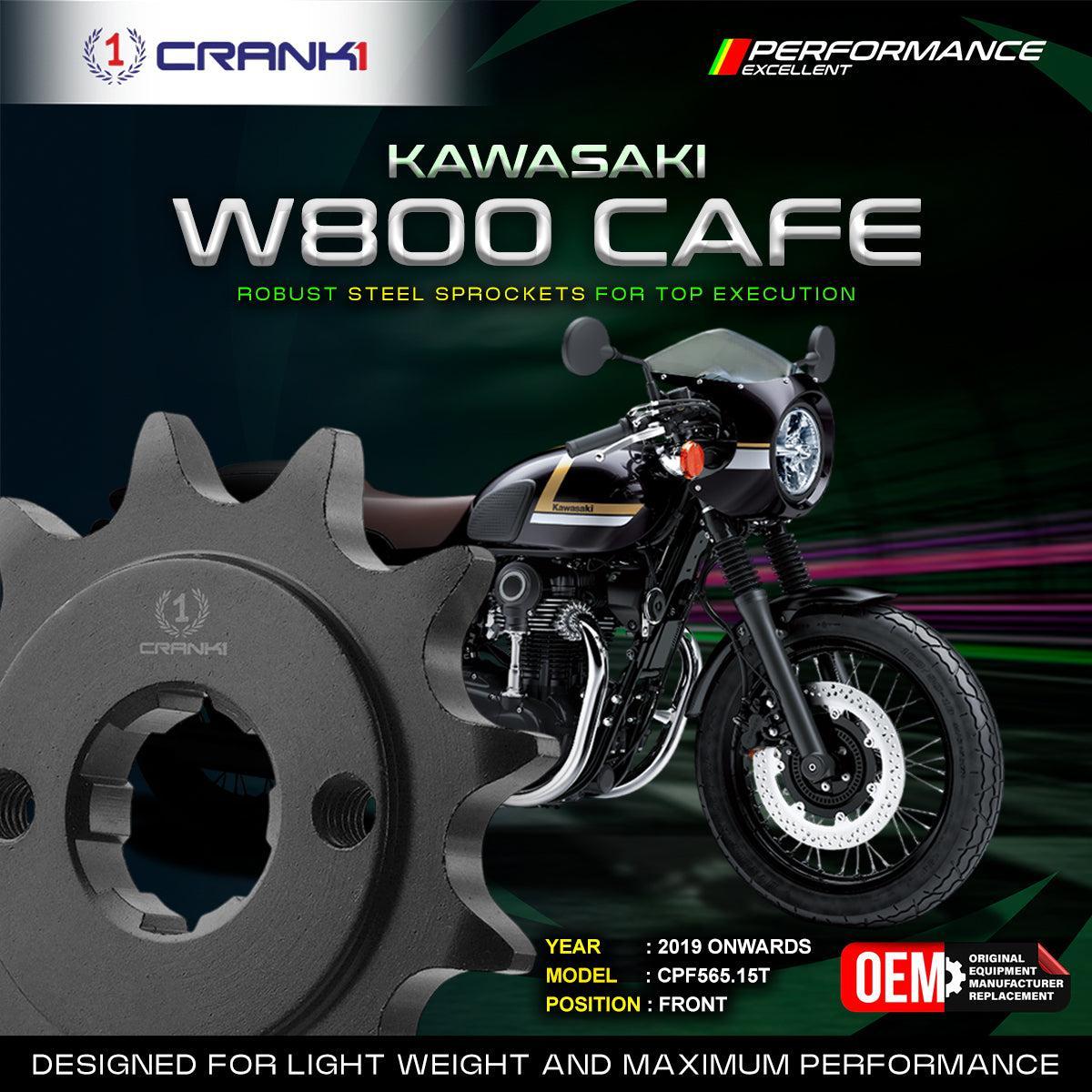 Sprocket For Kawasaki W800 Cafe (2019 Onwards) - Front - CPF565.15T