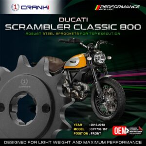 Sprocket For Ducati Scrambler Classic 800 (2015-2018) - Front - CPF736.15T