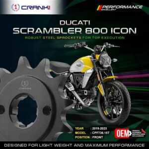 Sprocket For Ducati Scrambler 800 Icon (2019-2023) - Front - CPF736.15T