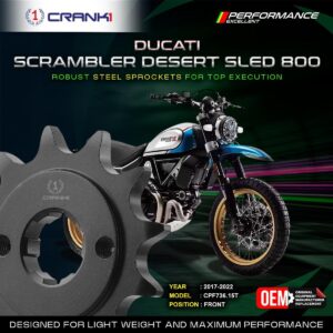 Sprocket For Ducati Scrambler Desert Sled 800 (2017-2022) - Front - CPF736.15T