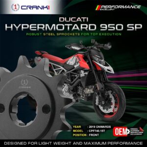 Sprocket For Ducati Hypermotard 950 SP (2019 Onwards) - Front - CPF740.15T