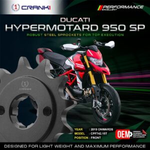 Sprocket For Ducati Hypermotard 950 SP (2019 Onwards) - Front - CPF742.15T