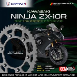Sprocket For Kawasaki Ninja ZX-10R (2008-2010) - Rear - CPR1489.41T