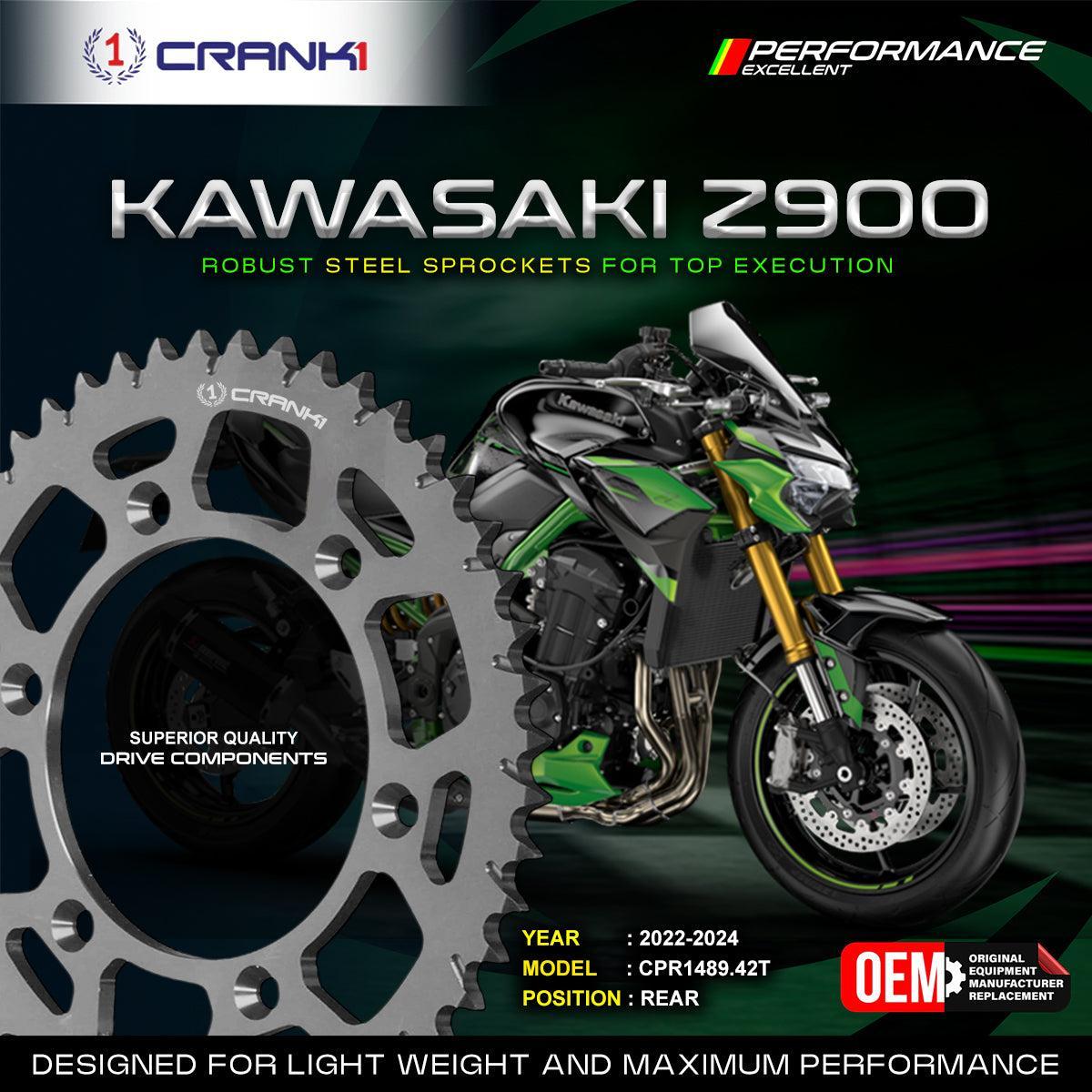 Sprocket For Kawasaki Z900 (2022-2024) - Rear - CPR1489.42T