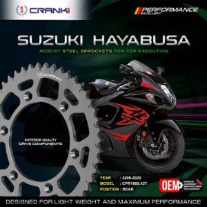 Sprocket For Suzuki Hayabusa (2008-2020) - Rear - CPR1800.43T