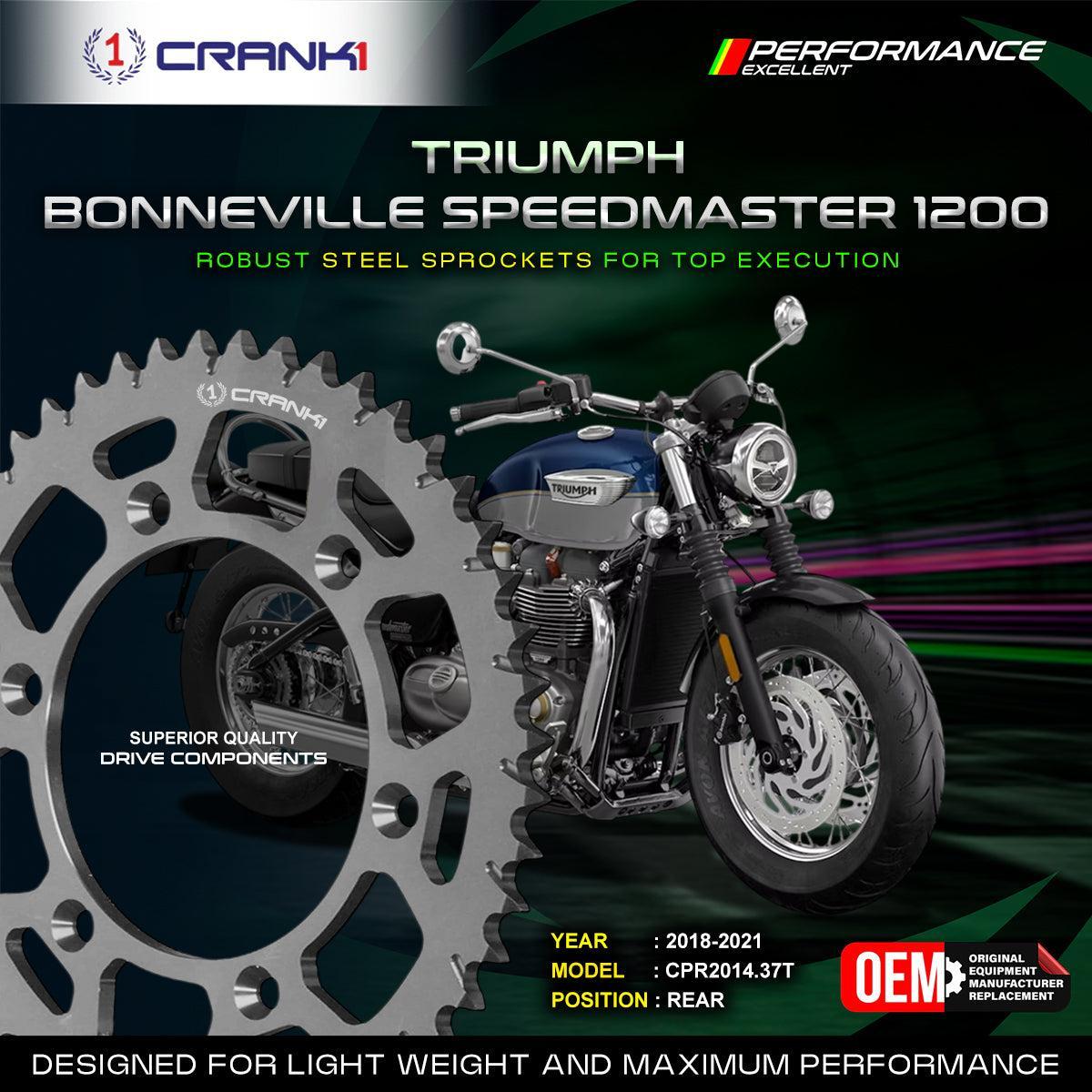 Sprocket For Triumph Bonneville Speedmaster 1200 (2018-2021) - Rear - CPR2014.37T