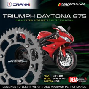 Sprocket For Triumph Daytona 675 (2013-2017) - Rear - CPR2014.47T