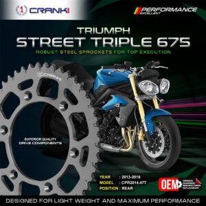Sprocket For Triumph Street Triple 675 (2013-2016) - Rear - CPR2014.47T