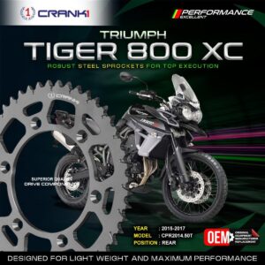 Sprocket For Triumph Tiger 800 XC (2015-2017) - Rear - CPR2014.50T