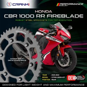 Sprocket For Honda CBR 1000RR Fireblade (2020-2024) - Rear - CPR50-29054-43T