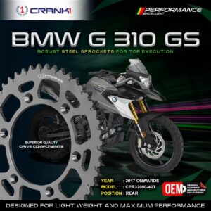 Sprocket For BMW G 310 GS (2017 Onwards) - Rear - CPR32050-42T