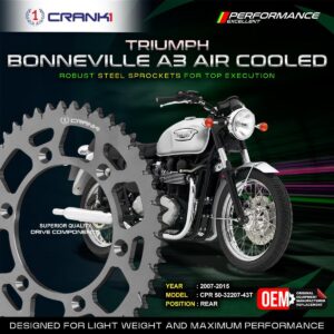 Sprocket For Triumph Bonneville A3 Air Cooled (2007-2015) - Rear - CPR50-32207-43T