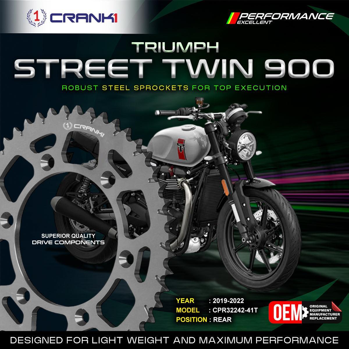 Sprocket For Triumph Street Twin 900 (2019-2022) - Rear - CPR32242-41T