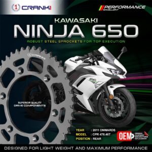 Sprocket For Kawasaki Ninja 650 (2011 Onwards) - Rear - CPR478.46T
