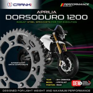 Sprocket For Aprilia Dorsoduro 1200 (2011 Onwards) - Rear - CPR752.43T