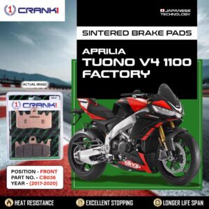 Sintered Brake Pads For Aprilia Tuono V4 1100 Factory (2017-2020) - Front - CB036 - 2 Sets